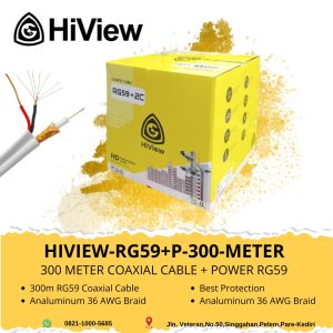 Kabel Cctv/Kabel Coaxial Hiview-HIVIEW-RG59+P COAXIAL CABLE+POWER RG59